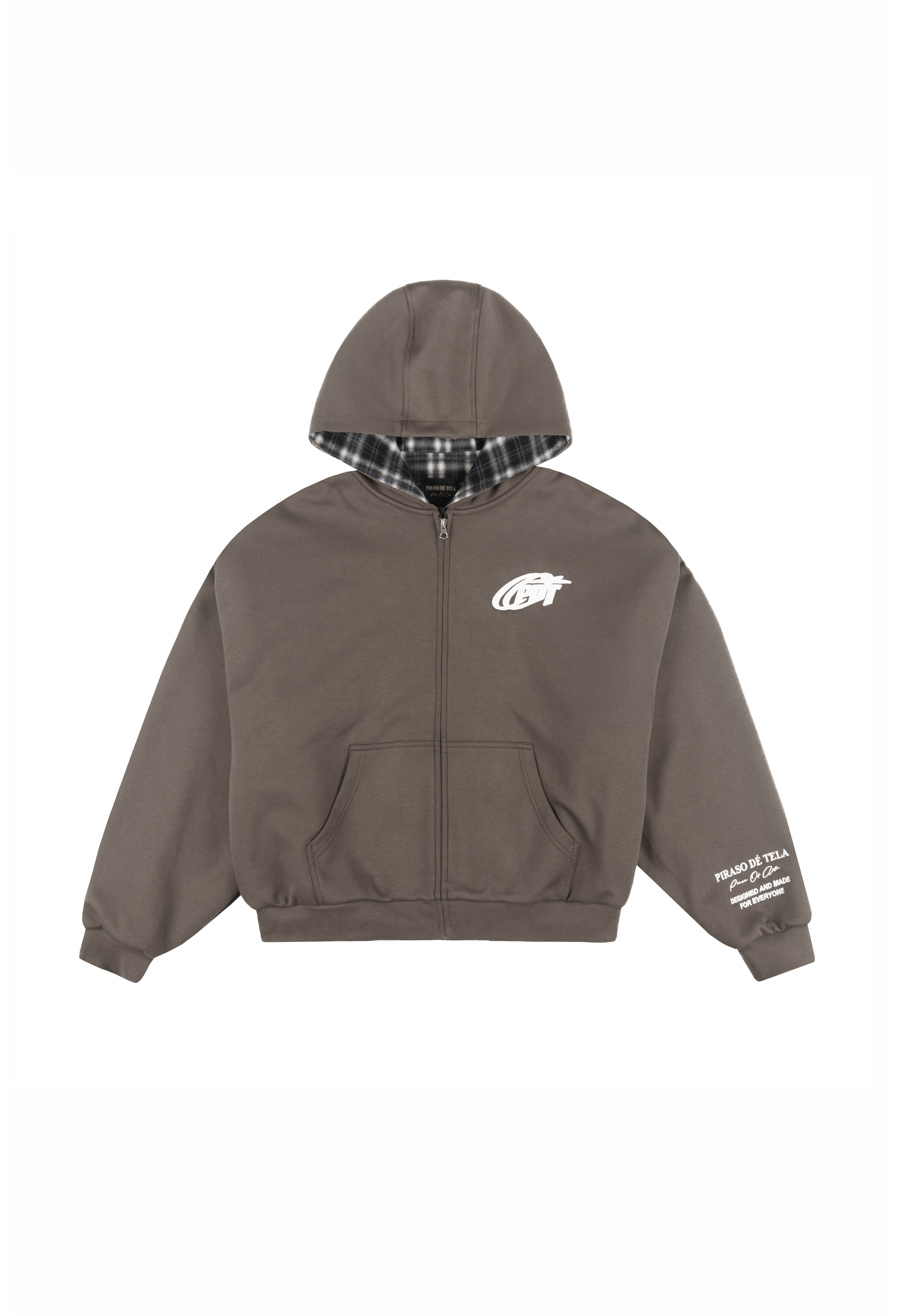 REVERSIBLE ZIP- UP HOODIE – PIRASO DE TELA