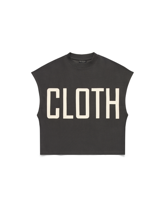 Boxy Crop Textured Tank