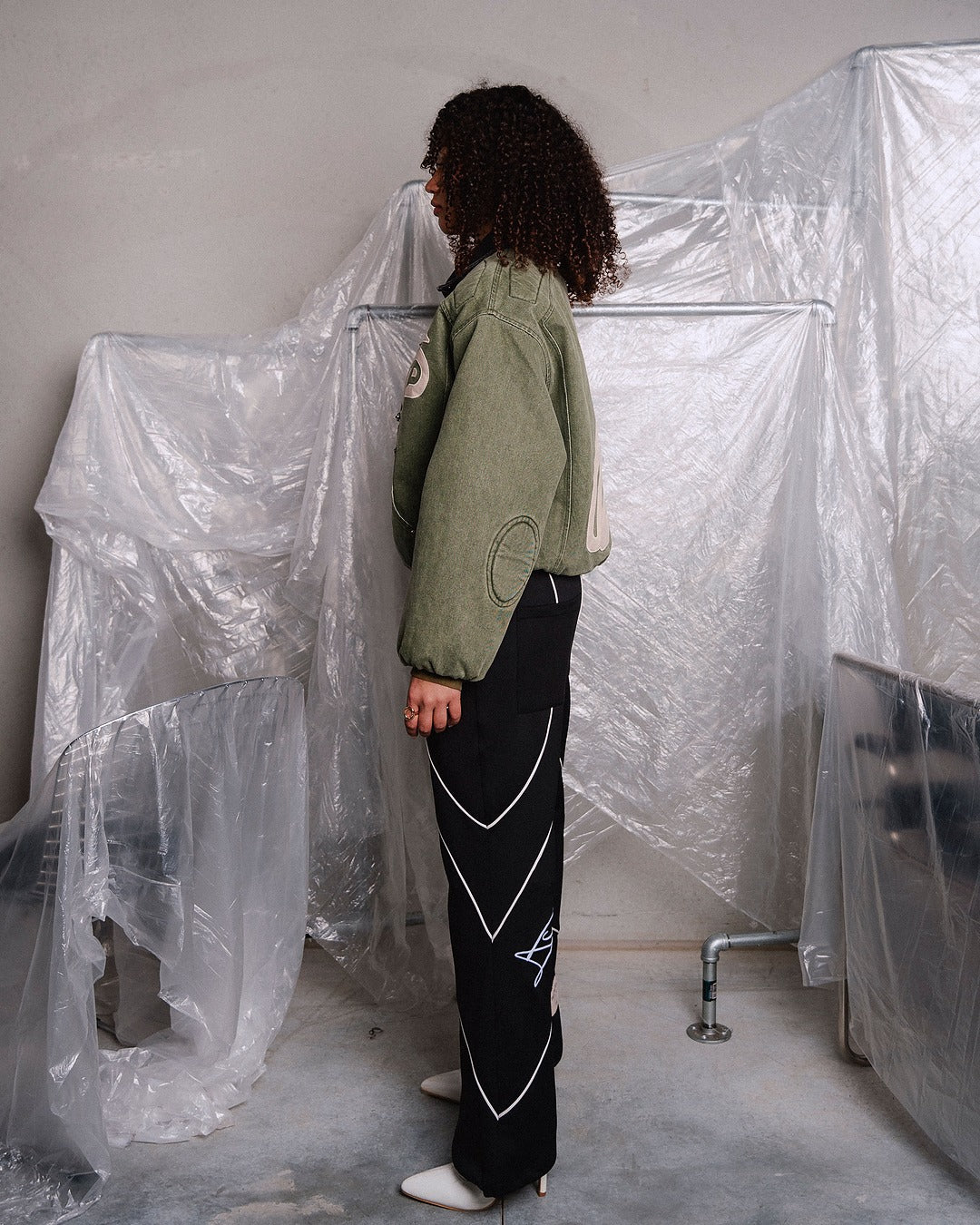 Buckle Work Denim Jacket