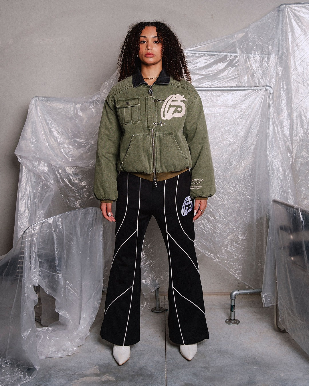 Buckle Work Denim Jacket