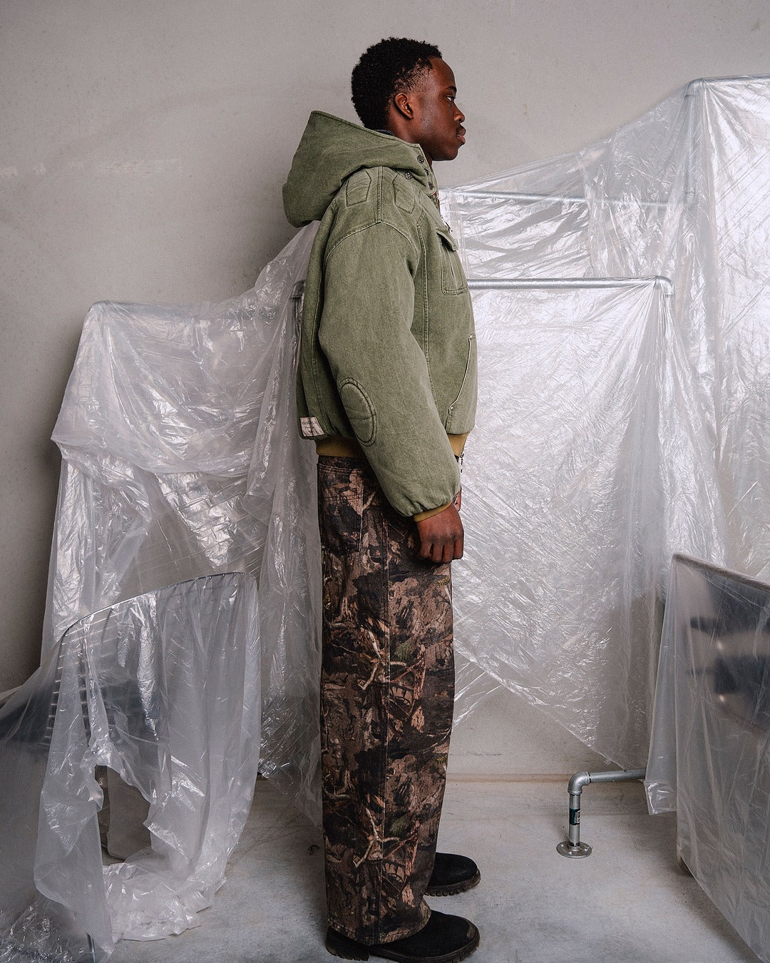 Buckle Work Denim Jacket