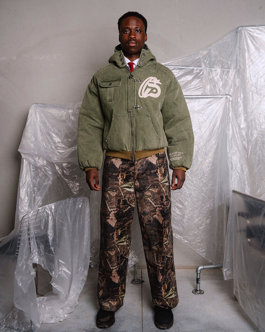 Buckle Work Denim Jacket