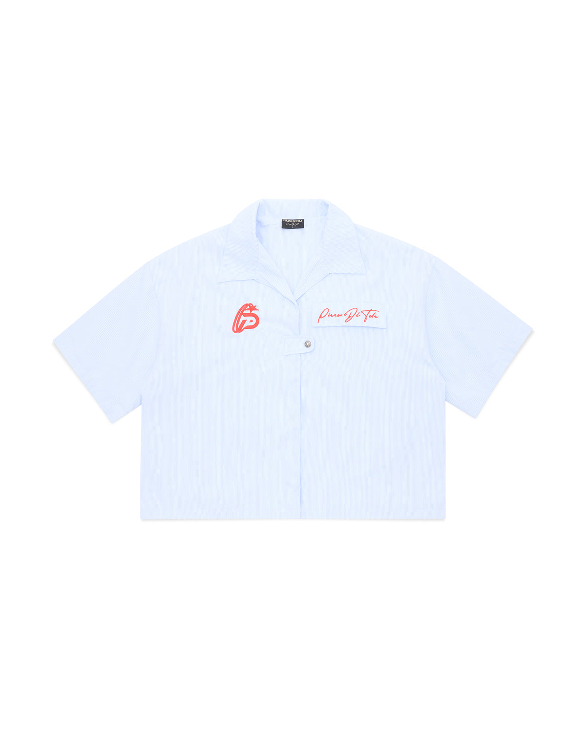 OXFORD BOXY CROP SHIRT