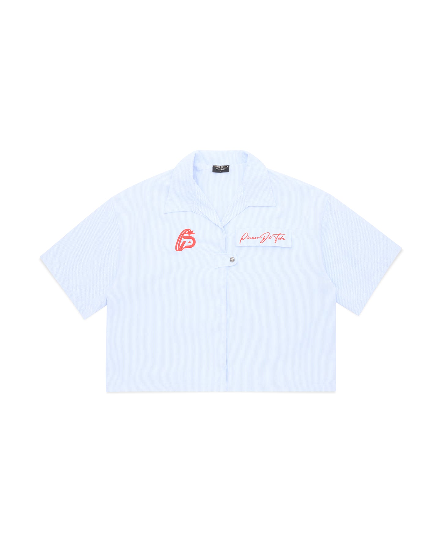 OXFORD BOXY CROP SHIRT