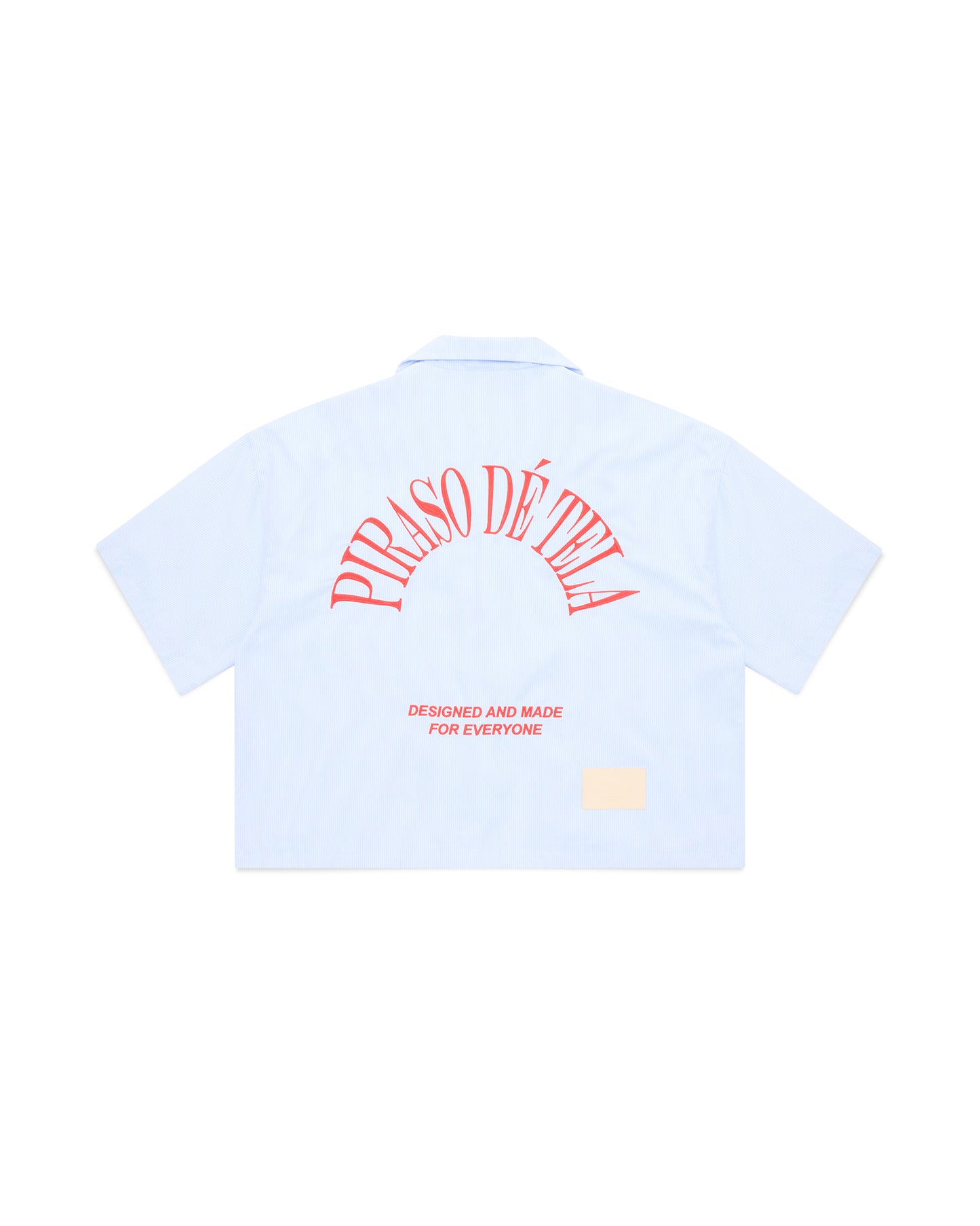 OXFORD BOXY CROP SHIRT