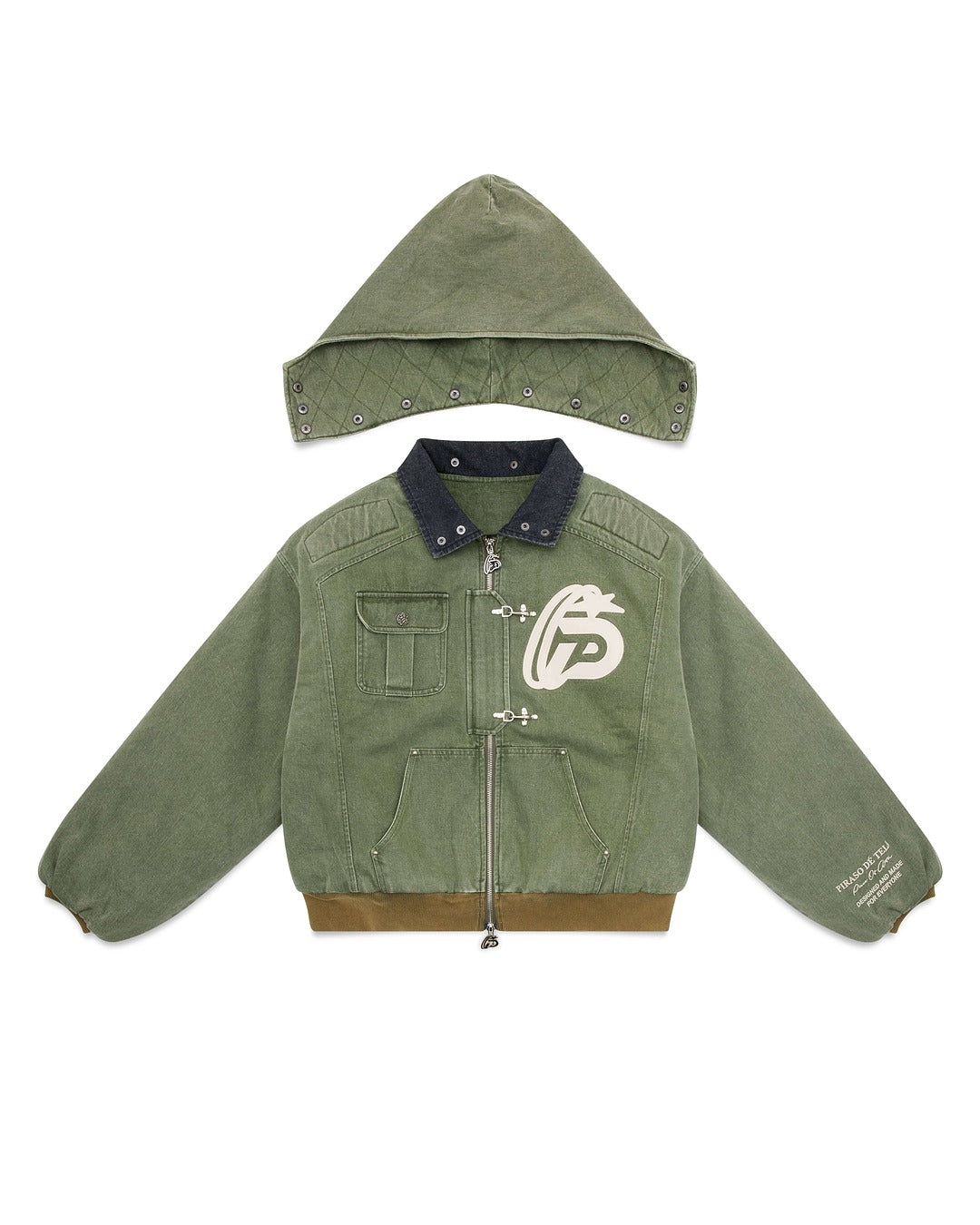 Buckle Work Denim Jacket