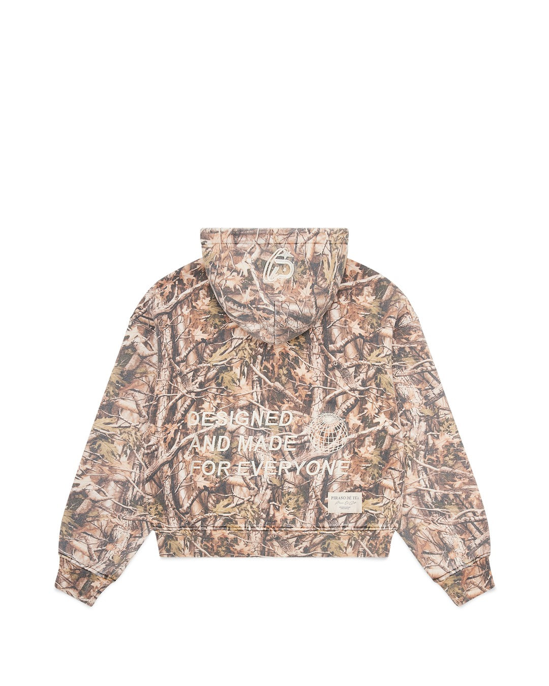 Vintage Camo Zip Up Hoodie