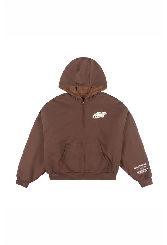 REVERSIBLE ZIP- UP HOODIE