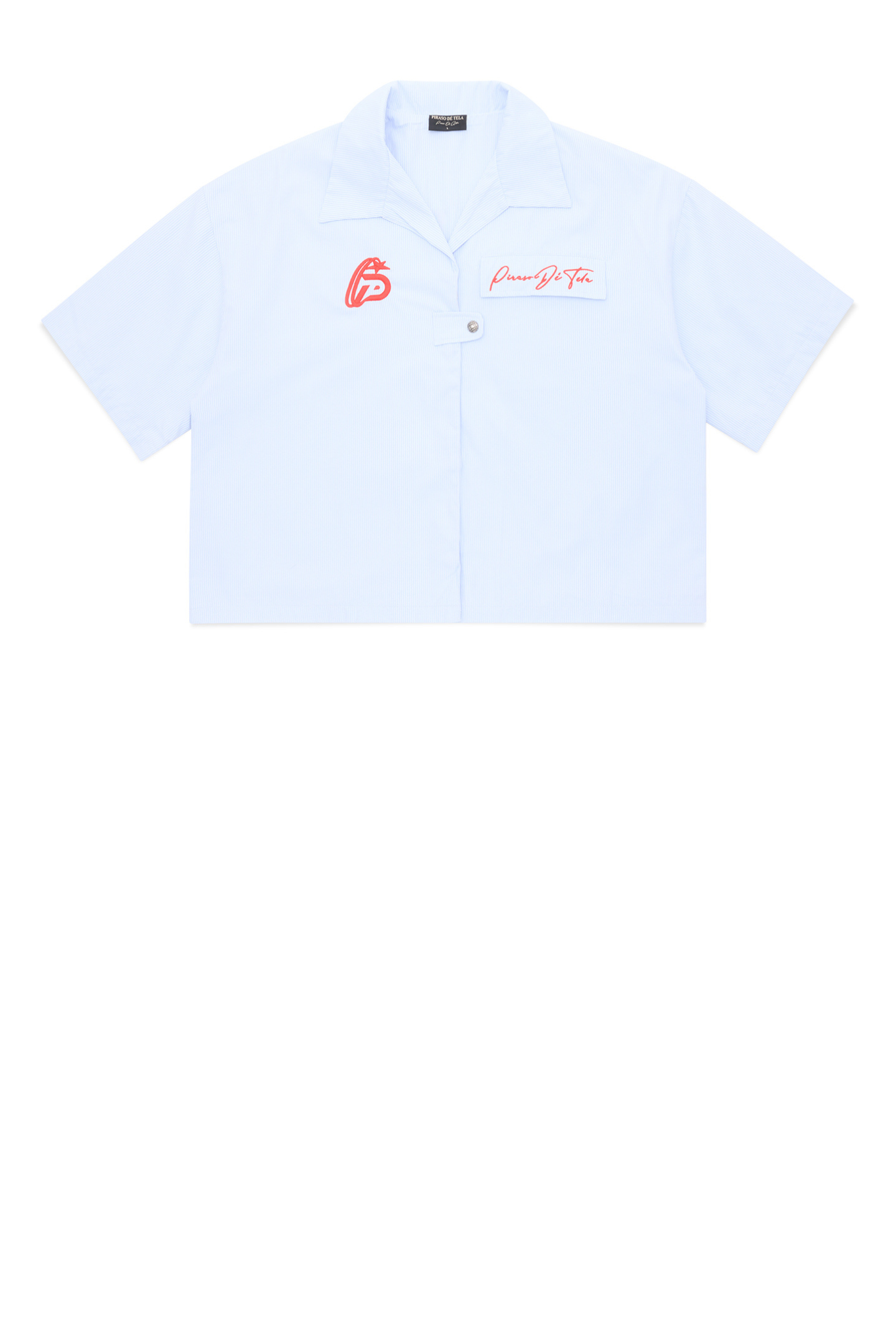 OXFORD BOXY CROP SHIRT