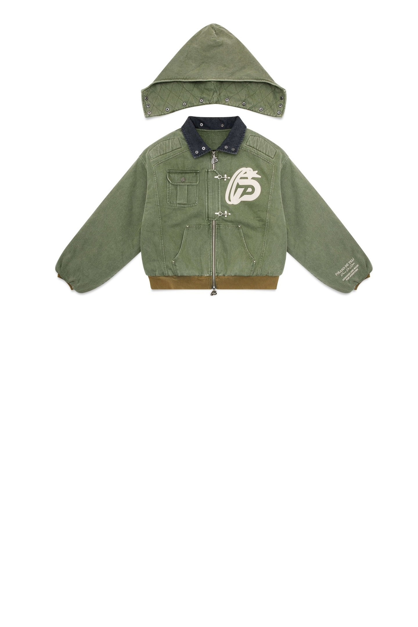 Buckle Work Denim Jacket